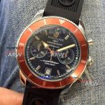 Perfect Replica Breitling Superocean Orange Bezel Watch 46mm
